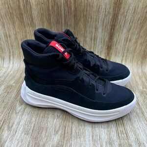 Sorel ONA 503 Mid Sneakers Women's Size 7 Black White Suede Textile NL4856-010